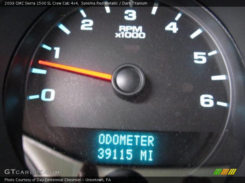 Sonoma Red Metallic / Dark Titanium 2009 GMC Sierra 1500 SL Crew Cab 4x4