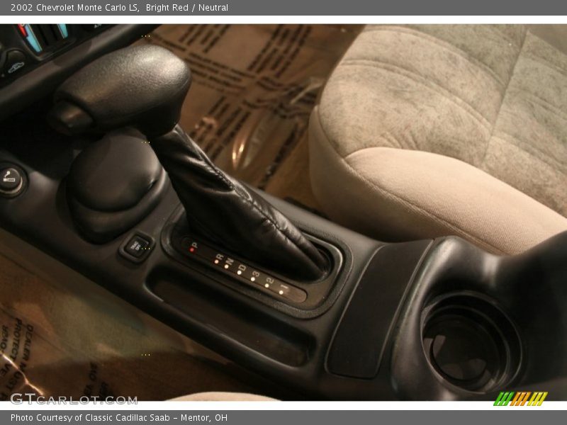 Bright Red / Neutral 2002 Chevrolet Monte Carlo LS