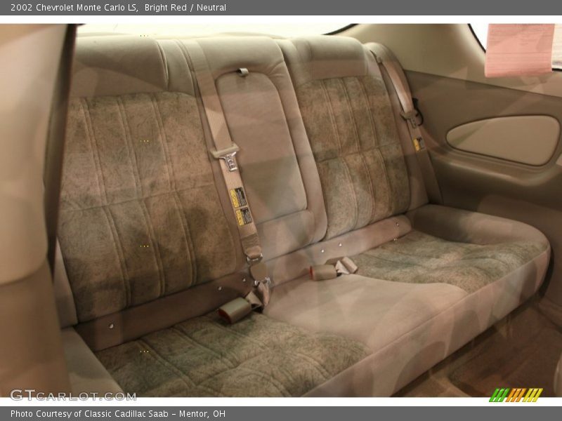 Bright Red / Neutral 2002 Chevrolet Monte Carlo LS
