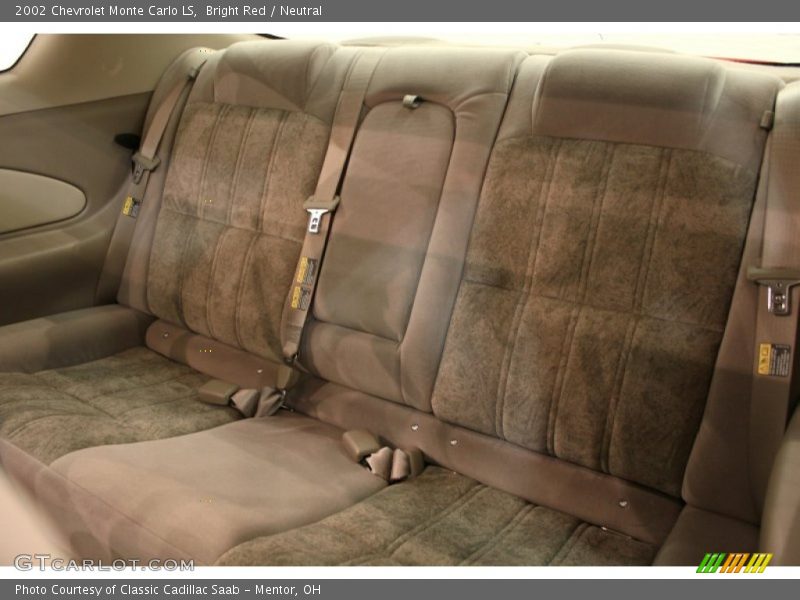 Bright Red / Neutral 2002 Chevrolet Monte Carlo LS