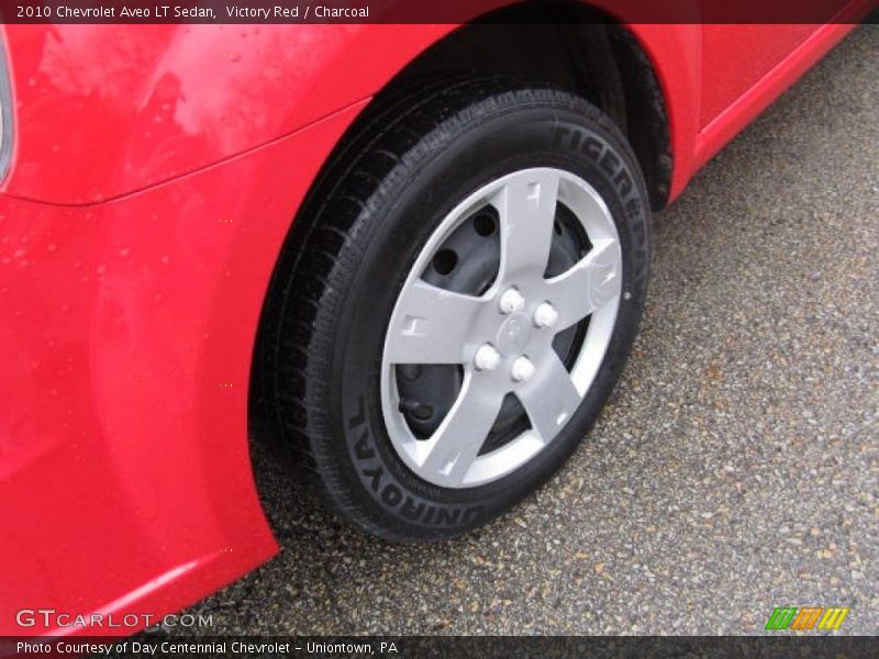 Victory Red / Charcoal 2010 Chevrolet Aveo LT Sedan