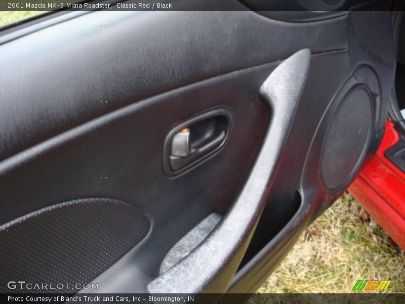 Classic Red / Black 2001 Mazda MX-5 Miata Roadster