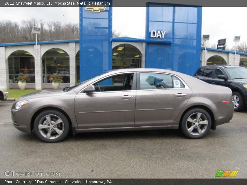 Mocha Steel Metallic / Titanium 2012 Chevrolet Malibu LT