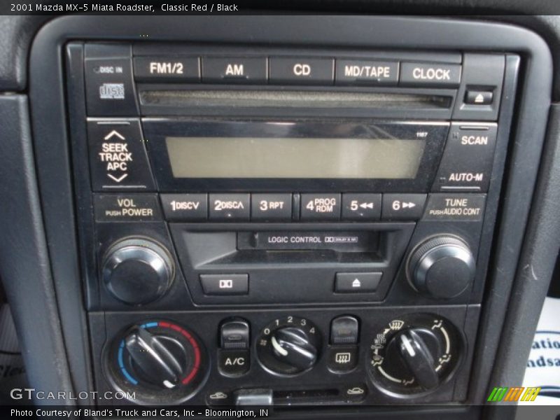 Classic Red / Black 2001 Mazda MX-5 Miata Roadster