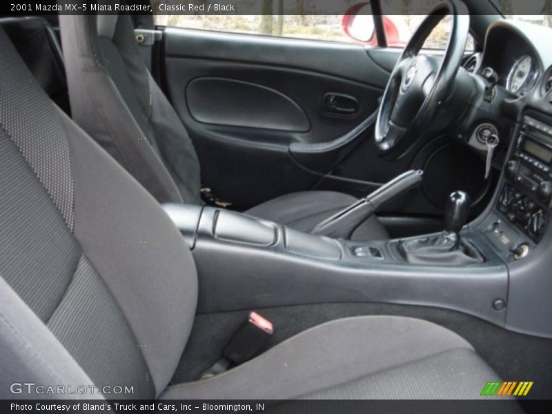 Classic Red / Black 2001 Mazda MX-5 Miata Roadster