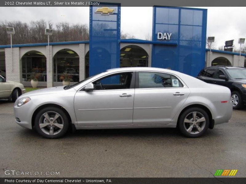 Silver Ice Metallic / Ebony 2012 Chevrolet Malibu LT