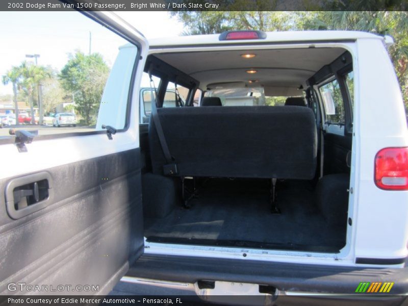 Bright White / Dark Slate Gray 2002 Dodge Ram Van 1500 Passenger