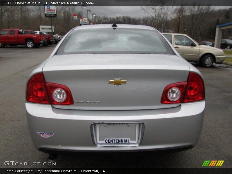 Silver Ice Metallic / Ebony 2012 Chevrolet Malibu LT