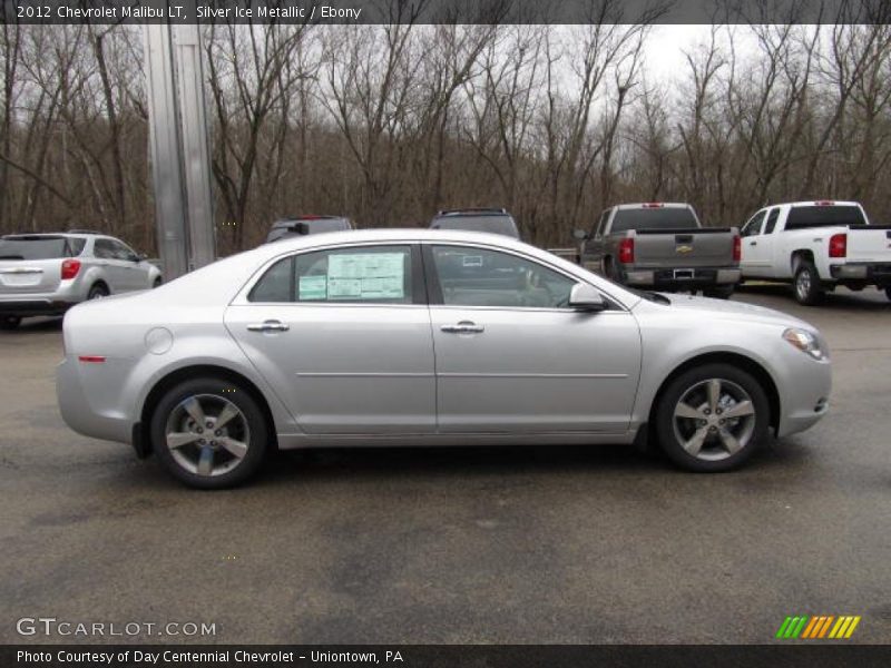Silver Ice Metallic / Ebony 2012 Chevrolet Malibu LT