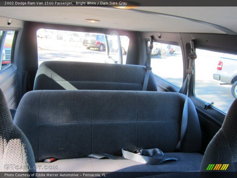 Bright White / Dark Slate Gray 2002 Dodge Ram Van 1500 Passenger