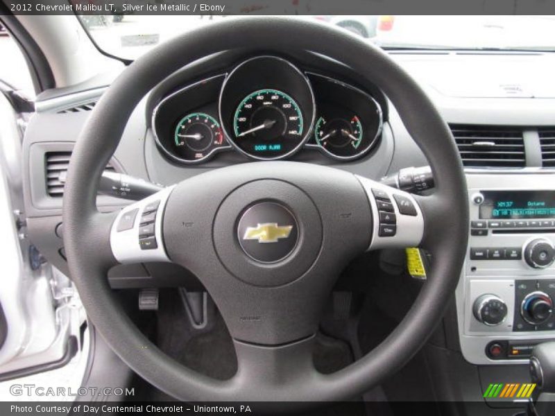 Silver Ice Metallic / Ebony 2012 Chevrolet Malibu LT