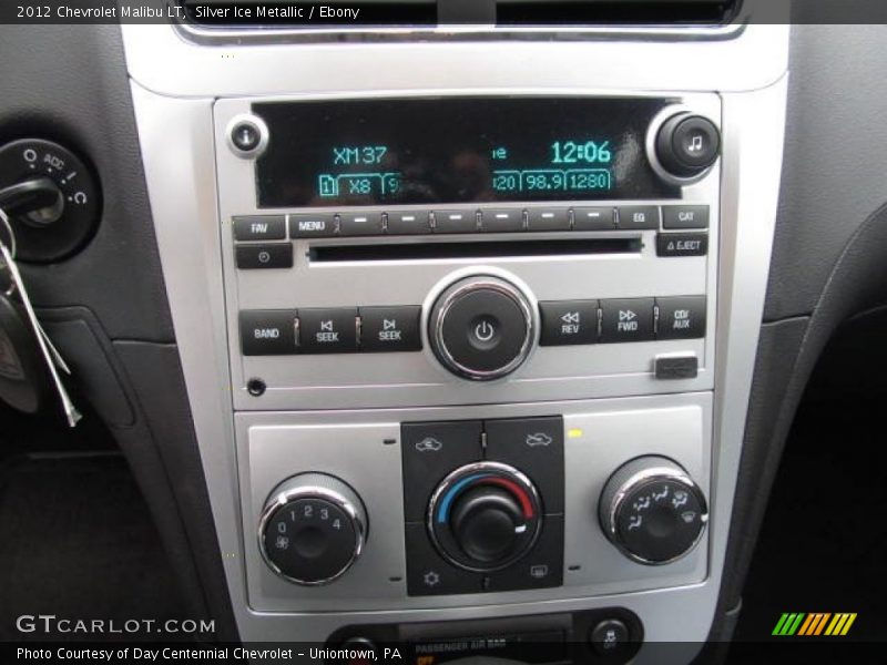 Silver Ice Metallic / Ebony 2012 Chevrolet Malibu LT