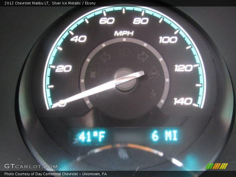 Silver Ice Metallic / Ebony 2012 Chevrolet Malibu LT