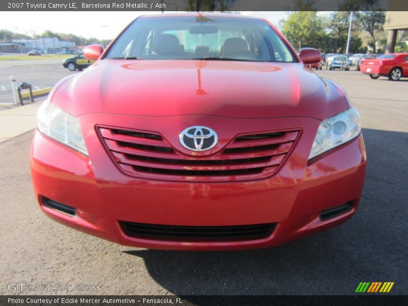 Barcelona Red Metallic / Ash 2007 Toyota Camry LE