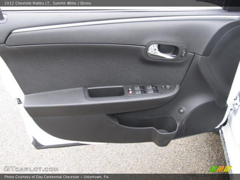 Summit White / Ebony 2012 Chevrolet Malibu LT