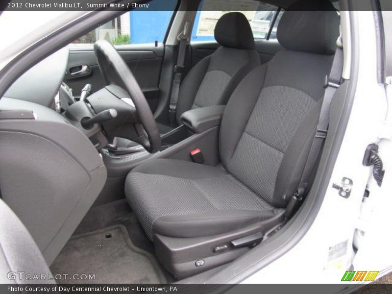Summit White / Ebony 2012 Chevrolet Malibu LT