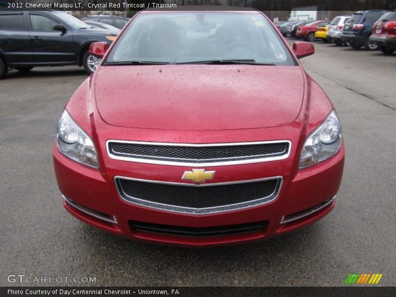 Crystal Red Tintcoat / Titanium 2012 Chevrolet Malibu LT