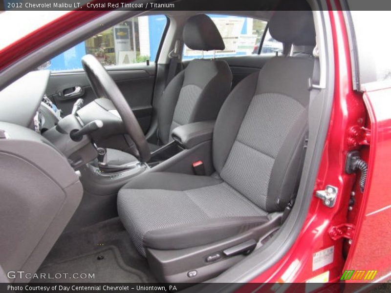 Crystal Red Tintcoat / Titanium 2012 Chevrolet Malibu LT
