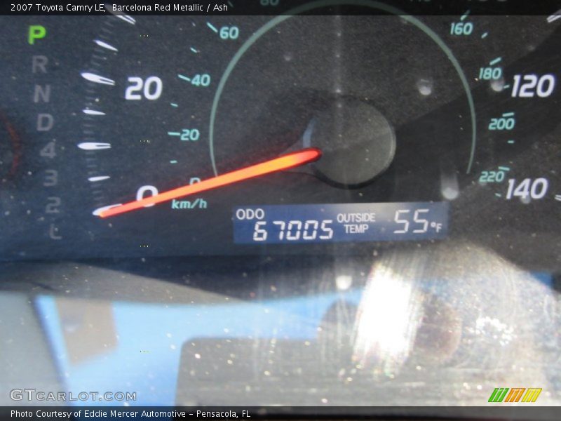 Barcelona Red Metallic / Ash 2007 Toyota Camry LE