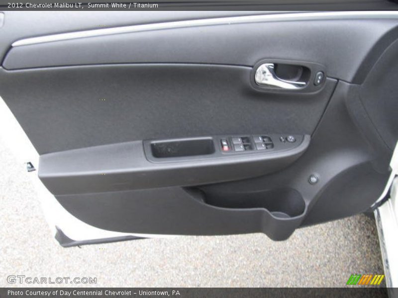 Summit White / Titanium 2012 Chevrolet Malibu LT