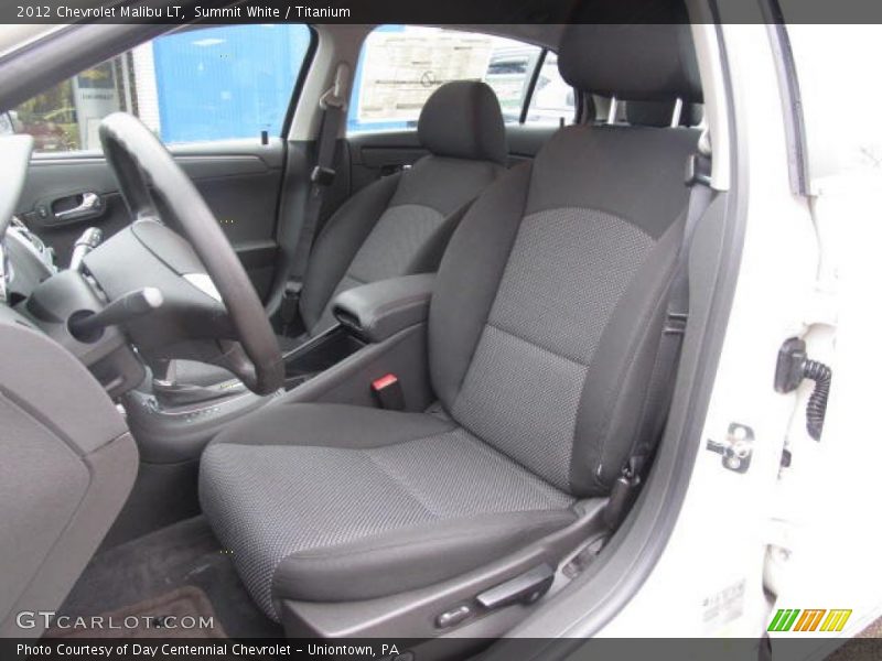 Summit White / Titanium 2012 Chevrolet Malibu LT