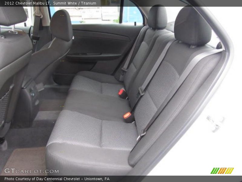Summit White / Titanium 2012 Chevrolet Malibu LT
