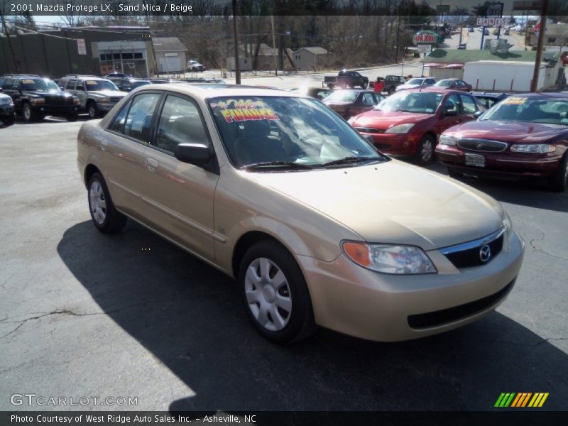 Sand Mica / Beige 2001 Mazda Protege LX