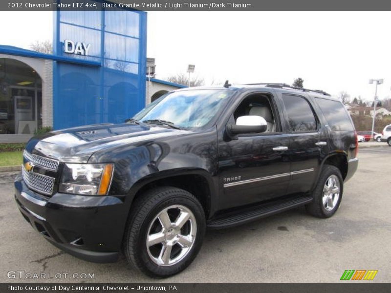 Black Granite Metallic / Light Titanium/Dark Titanium 2012 Chevrolet Tahoe LTZ 4x4