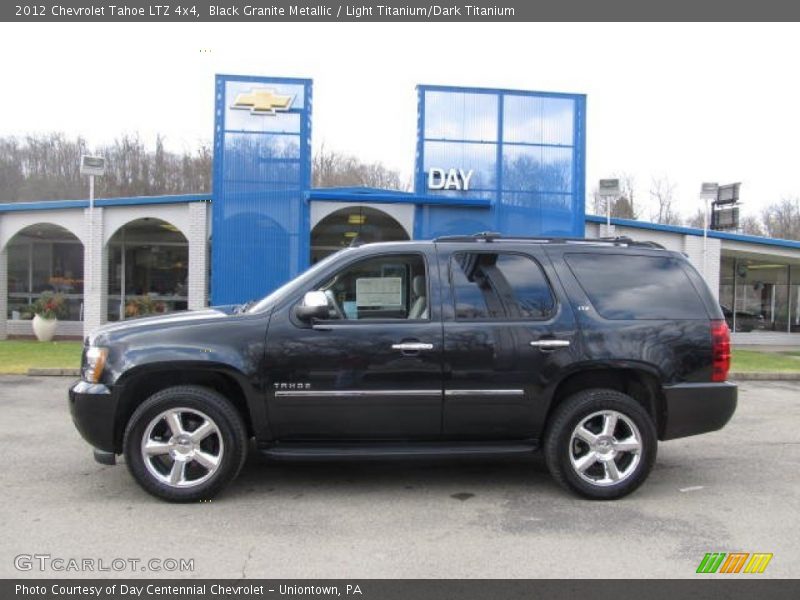Black Granite Metallic / Light Titanium/Dark Titanium 2012 Chevrolet Tahoe LTZ 4x4