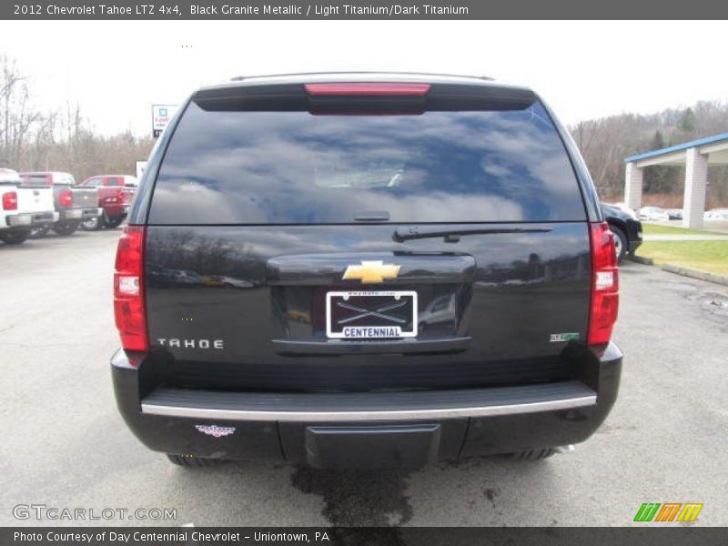 Black Granite Metallic / Light Titanium/Dark Titanium 2012 Chevrolet Tahoe LTZ 4x4