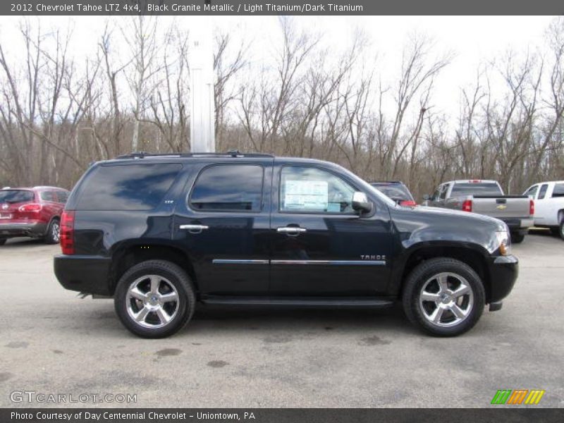 Black Granite Metallic / Light Titanium/Dark Titanium 2012 Chevrolet Tahoe LTZ 4x4