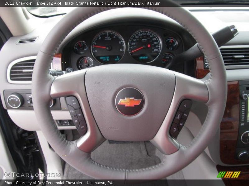 Black Granite Metallic / Light Titanium/Dark Titanium 2012 Chevrolet Tahoe LTZ 4x4