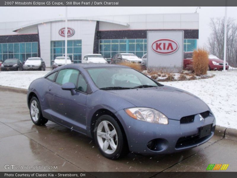 Still Blue Pearl / Dark Charcoal 2007 Mitsubishi Eclipse GS Coupe