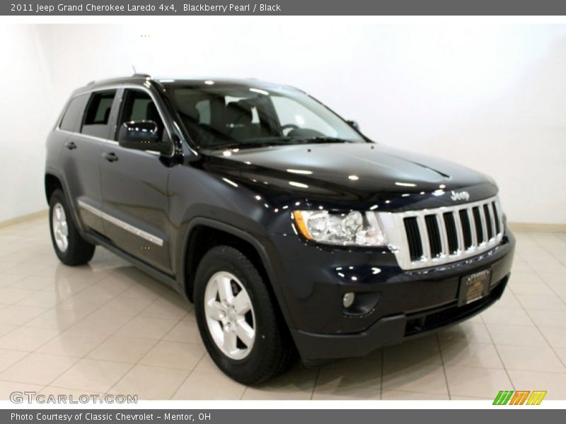 Blackberry Pearl / Black 2011 Jeep Grand Cherokee Laredo 4x4