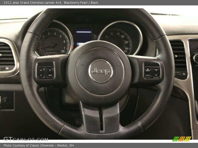 Blackberry Pearl / Black 2011 Jeep Grand Cherokee Laredo 4x4