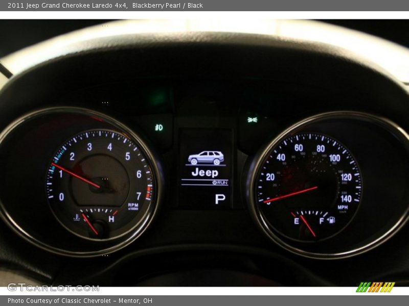 Blackberry Pearl / Black 2011 Jeep Grand Cherokee Laredo 4x4