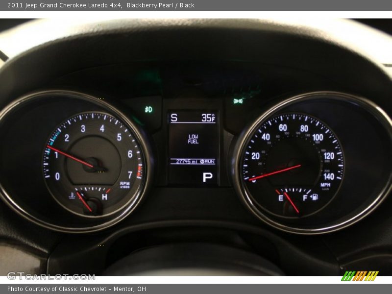 Blackberry Pearl / Black 2011 Jeep Grand Cherokee Laredo 4x4