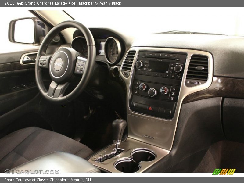 Blackberry Pearl / Black 2011 Jeep Grand Cherokee Laredo 4x4