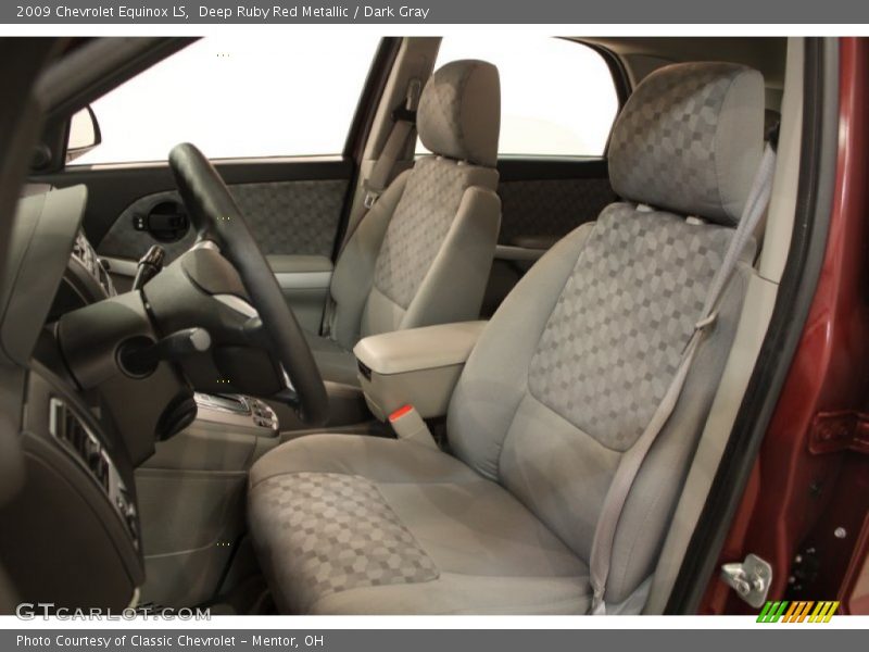Deep Ruby Red Metallic / Dark Gray 2009 Chevrolet Equinox LS