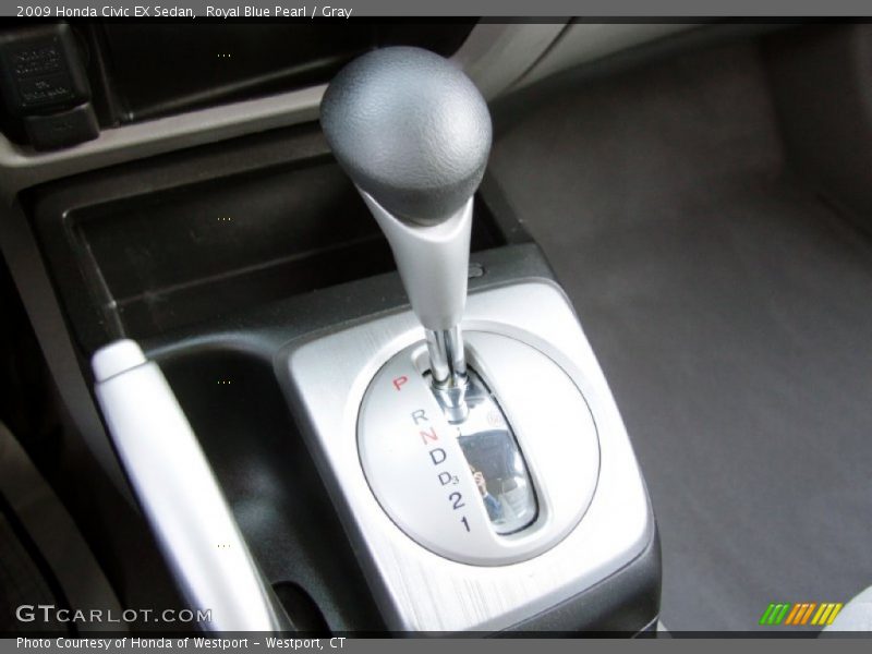 Royal Blue Pearl / Gray 2009 Honda Civic EX Sedan