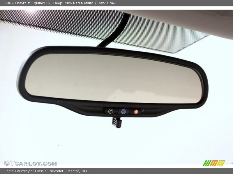 Deep Ruby Red Metallic / Dark Gray 2009 Chevrolet Equinox LS
