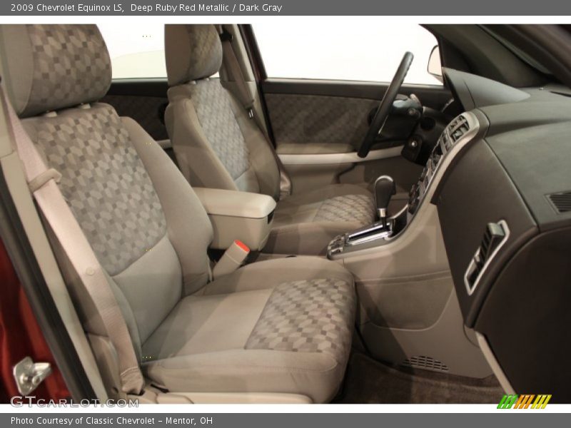 Deep Ruby Red Metallic / Dark Gray 2009 Chevrolet Equinox LS