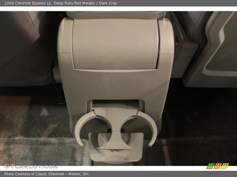 Deep Ruby Red Metallic / Dark Gray 2009 Chevrolet Equinox LS