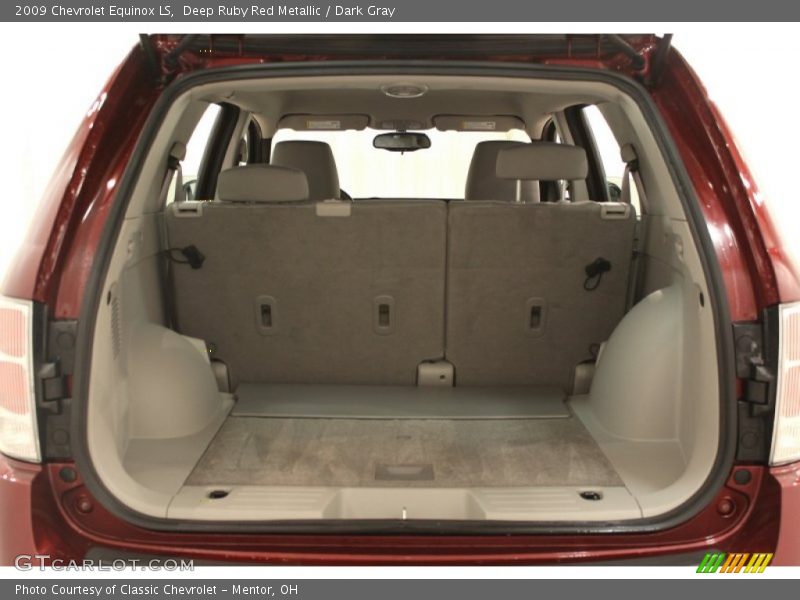 Deep Ruby Red Metallic / Dark Gray 2009 Chevrolet Equinox LS