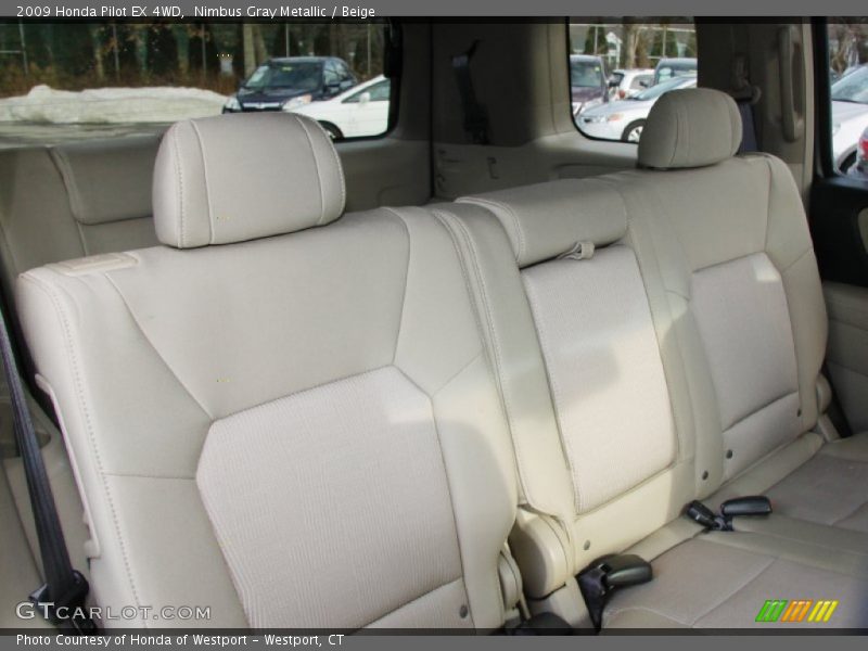 Nimbus Gray Metallic / Beige 2009 Honda Pilot EX 4WD