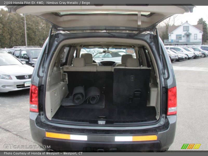 Nimbus Gray Metallic / Beige 2009 Honda Pilot EX 4WD