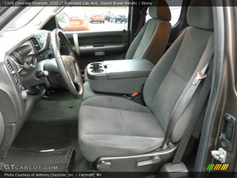 Desert Brown Metallic / Ebony 2008 Chevrolet Silverado 1500 LT Extended Cab 4x4