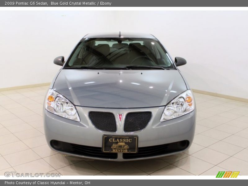 Blue Gold Crystal Metallic / Ebony 2009 Pontiac G6 Sedan