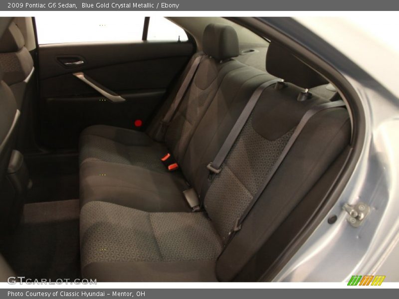 Blue Gold Crystal Metallic / Ebony 2009 Pontiac G6 Sedan