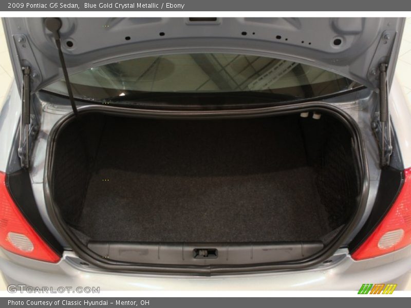 Blue Gold Crystal Metallic / Ebony 2009 Pontiac G6 Sedan